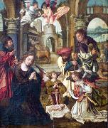 Pieter Coecke van Aelst Adoration by the Shepherds oil painting reproduction